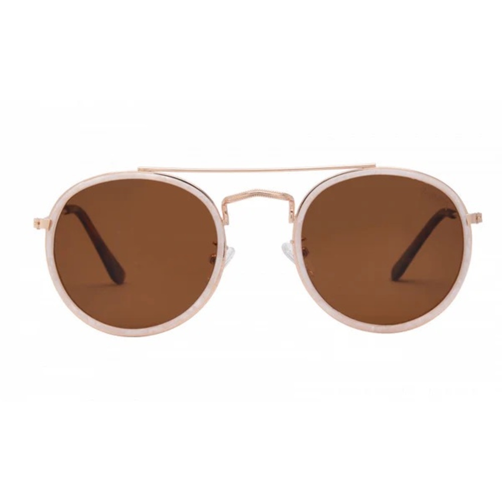 I-SEA All Aboard Pearl/Brown Sunglasses